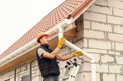 Pose et remplacement de gouttières à Seich